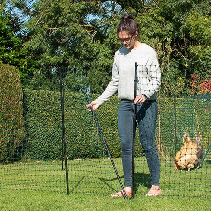 Fencing chicken gate flexible fence chickens netting poultry electric portable coop harrodhorticultural large zoom click visit keep