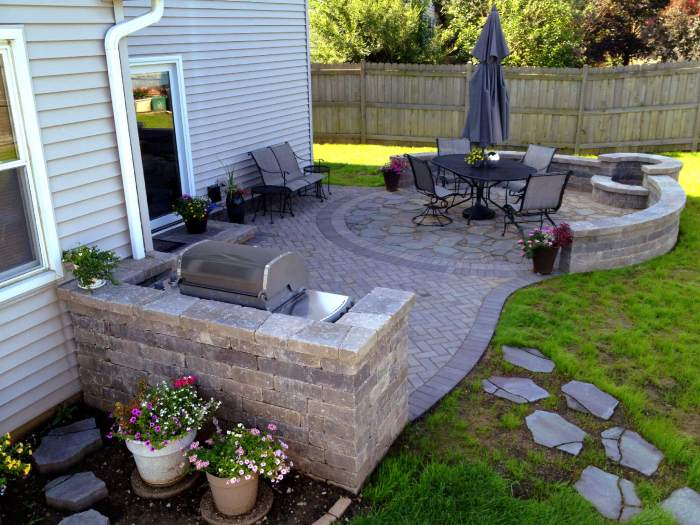 Backyard grill patio ideas