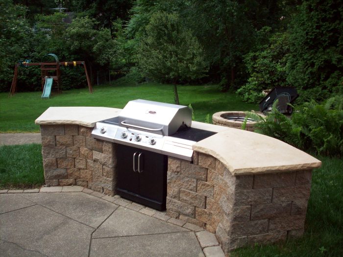 Backyard grill patio ideas