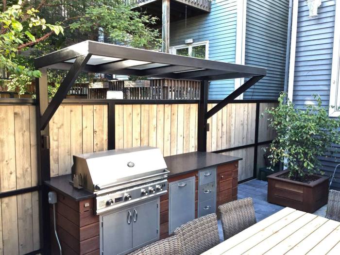 Backyard grill patio ideas