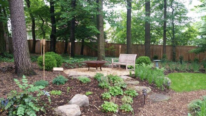 Hot wooded backyard ideas