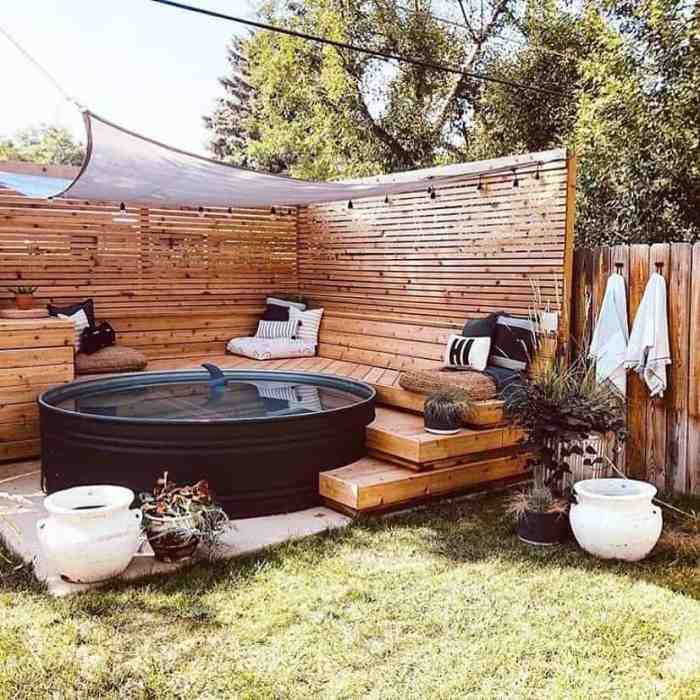 Tub hot cover outdoor diy homemydesign gazebo