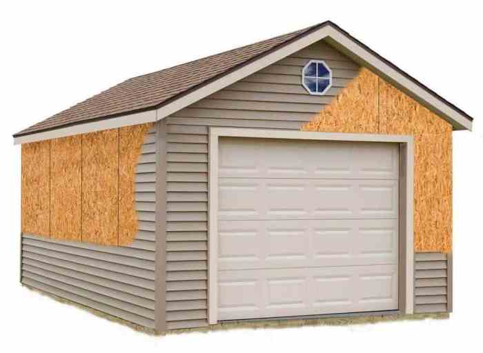 Garage types garages different kit shed plans 12x24 wood storage choose board