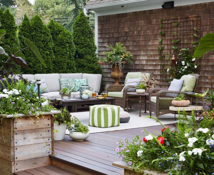 Deck garden ideas