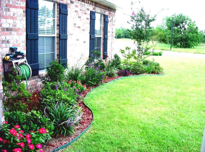 Simple landscaping ideas for wet backyard