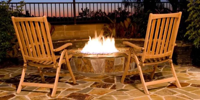 Can you have a firepit under a gazebo