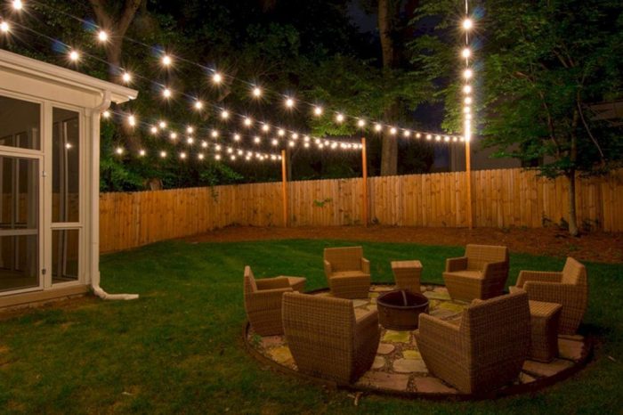 Where can i place outdoor lights