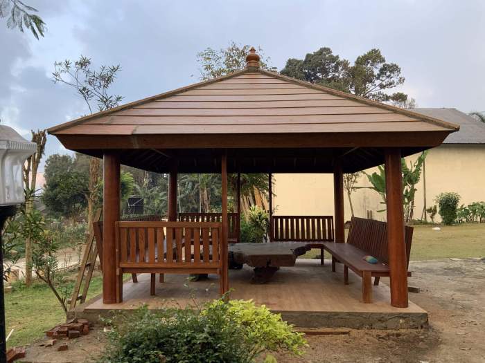 Where to place a gazebo