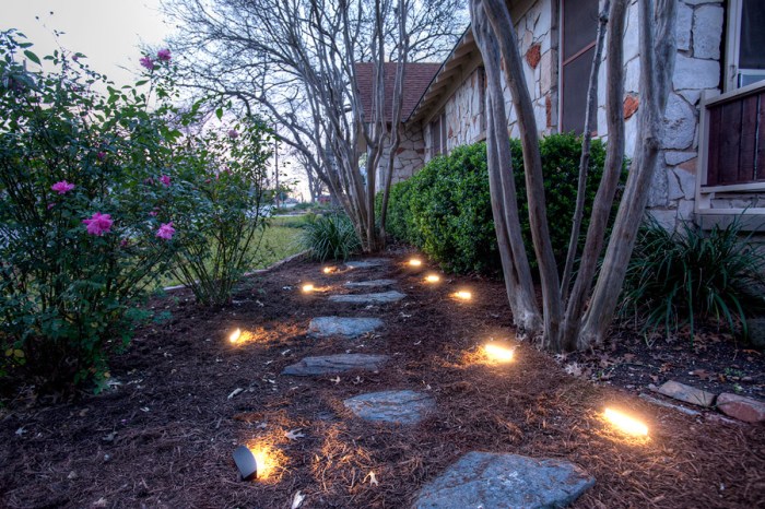 Path lights close garden lillard sep david